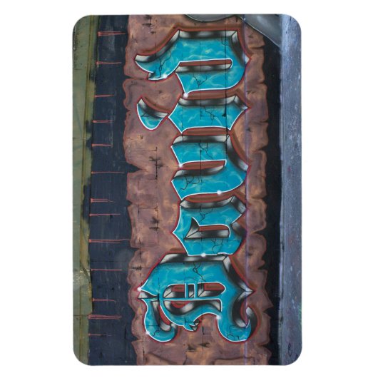 Graffiti Name Tag: David Magnet (Vertikal)