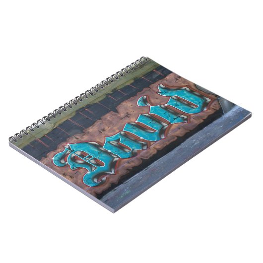 Graffiti Name Tag: David Notizblock (Linke Seite)