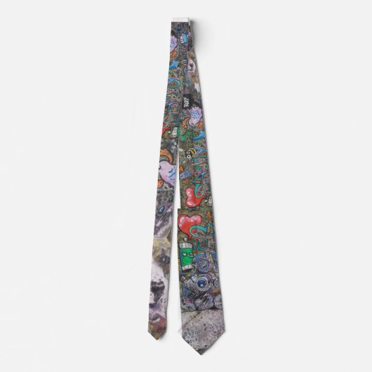 Graffiti Neck Tie Krawatte (Rückseite)