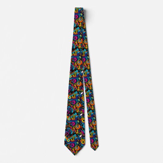 Graffiti Neck Tie Krawatte (Vorderseite)