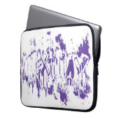 Graffiti Nextday Grunge Pinsel Abstracte Typografi Laptopschutzhülle (Vorderseite Links)