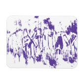Graffiti Nextday Grunge Pinsel Abstracte Typografi Magnet (Horizontal)