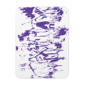 Graffiti Nextday Grunge Pinsel Abstracte Typografi Magnet (Vertikal)
