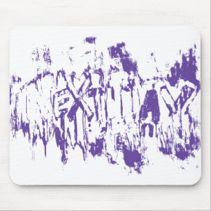 Graffiti Nextday Grunge Pinsel Abstracte Typografi Mousepad