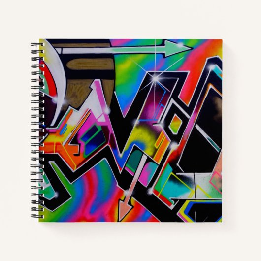 Graffiti-Notebook Notizblock (Vorderseite)