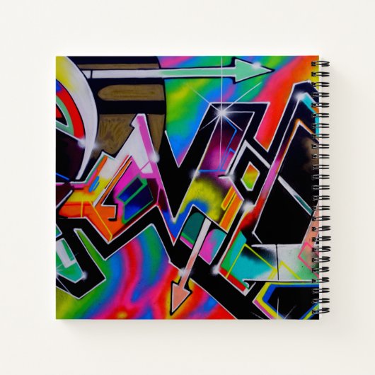 Graffiti-Notebook Notizblock (Rückseite)