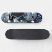 Graffiti Odd Girl Skateboard (Horizontal)
