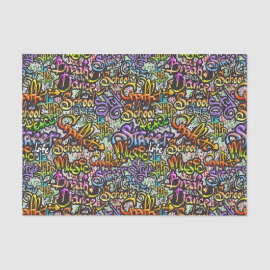 Graffiti old skool Decoupage Seidenpapier (Vorderseite)