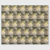 Graffiti On Brick Wall Humanity Mural Geschenkpapier (Flach)