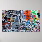 Graffiti One Way Street Poster (Vorne)