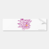 Graffiti orange/lila autoaufkleber (Vorne)