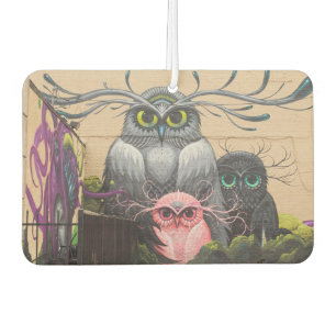Graffiti Owls Autolufterfrischer