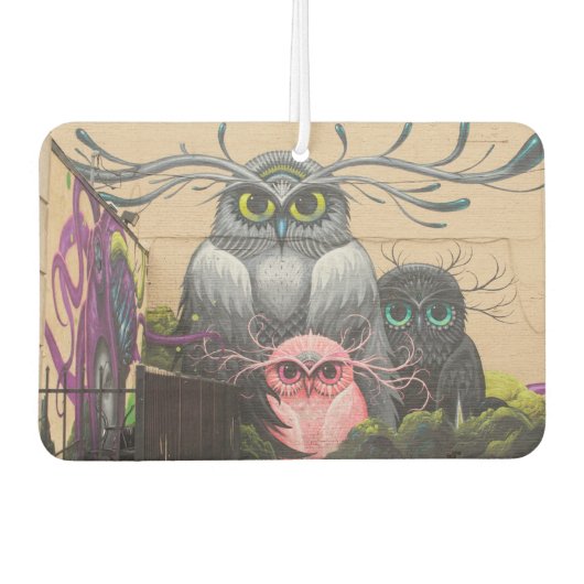 Graffiti Owls Autolufterfrischer (Vorderseite)