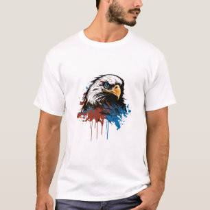 Graffiti Paint Eagle Bird Creative Art Malerei T-Shirt
