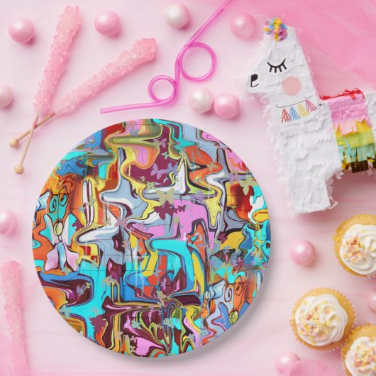 Graffiti Pappteller (Party)