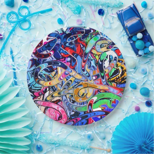 Graffiti Pappteller (Party)