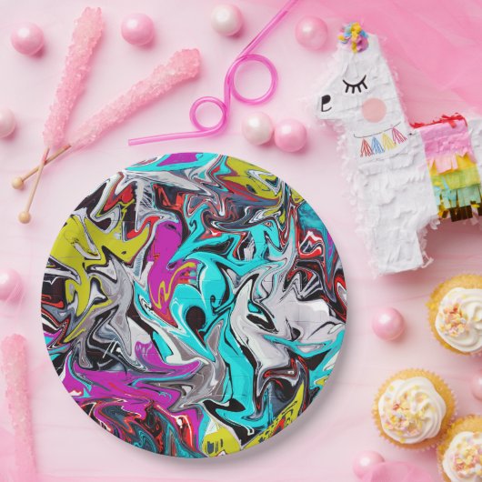 Graffiti Pappteller (Party)