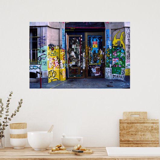 Graffiti, Paris Poster (Küche)