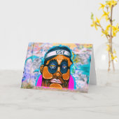 Graffiti Park Greeting Card Karte (Gelbe Blume)