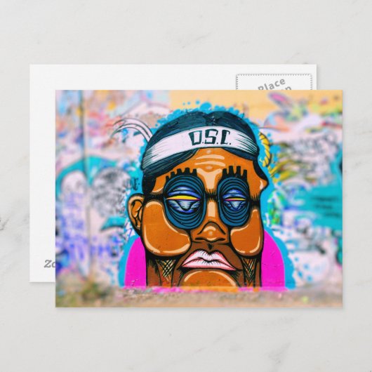 Graffiti Park Postkarte (Vorne/Hinten)