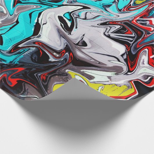 Graffiti-Party Geschenkpapier (Ecke)