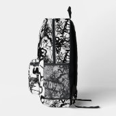 Graffiti Pattern Bedruckter Rucksack (Rechts)