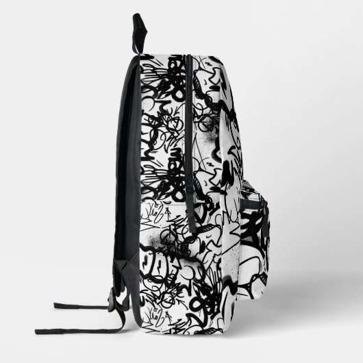 Graffiti Pattern Bedruckter Rucksack (Links)