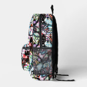 Graffiti Pattern Bedruckter Rucksack (Rechts)