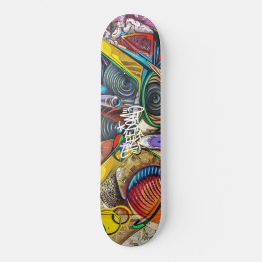 Graffiti Pattern Freedom Skateboard (Vorderseite)