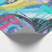 Graffiti Pattern Geschenkpapier (Ecke)