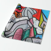Graffiti Pattern Geschenkpapier (Ungerollt)