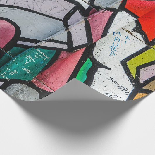 Graffiti Pattern Geschenkpapier (Ecke)