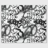 Graffiti Pattern Geschenkpapier (Flach)