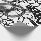 Graffiti Pattern Geschenkpapier (Ecke)