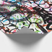 Graffiti Pattern Geschenkpapier (Ecke)