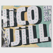 Graffiti Pattern Geschenkpapier (Flach)