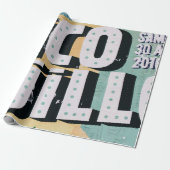 Graffiti Pattern Geschenkpapier (Ungerollt)