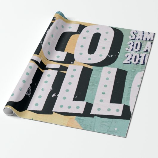 Graffiti Pattern Geschenkpapier (Ungerollt)