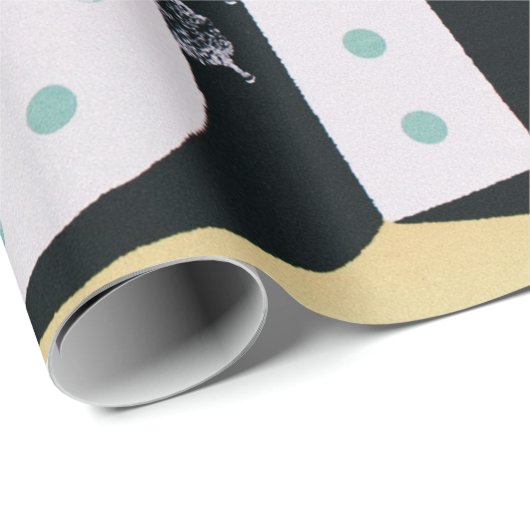 Graffiti Pattern Geschenkpapier (Rolleneckpunkt)