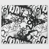 Graffiti Pattern Geschenkpapier (Flach)