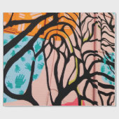 Graffiti Pattern Geschenkpapier (Flach)