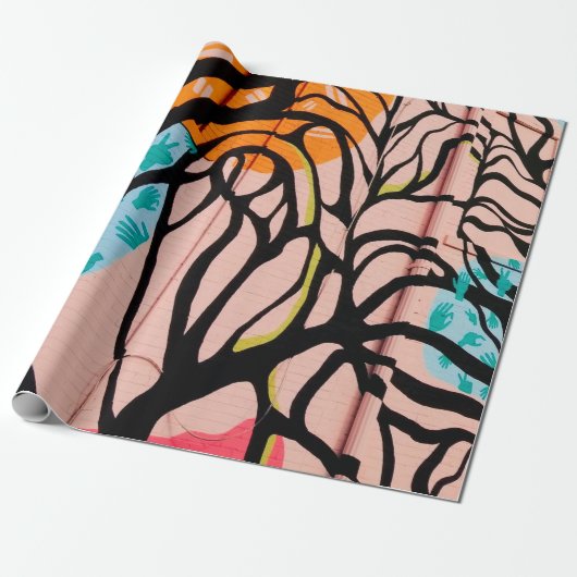 Graffiti Pattern Geschenkpapier (Ungerollt)