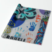 Graffiti Pattern Geschenkpapier (Ungerollt)