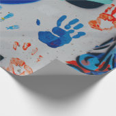 Graffiti Pattern Geschenkpapier (Ecke)