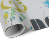 Graffiti Pattern Geschenkpapier (Rolleneckpunkt)
