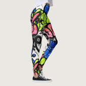 Graffiti Pattern Leggings (Rechts)