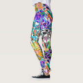 Graffiti Pattern Leggings (Links)