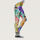 Graffiti Pattern Leggings (Rechts)
