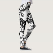 Graffiti Pattern Leggings (Rechts)
