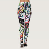 Graffiti Pattern Leggings (Rückseite)